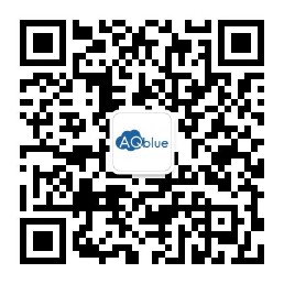 Scan this QR code on WeChat to visit the AQBlue Taobao page