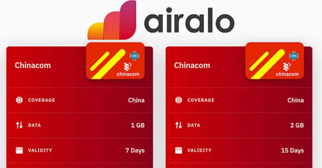 Airalo eSIM cards