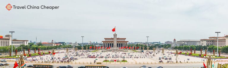 Beijing's Tiananmen Square panorama