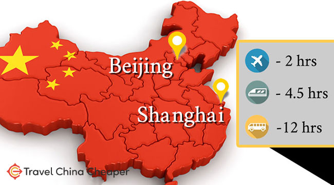 How to travel from Beijing to Shanghai by train, plane and bus