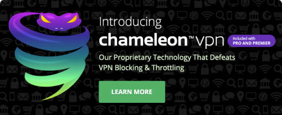O vyprvpns Chameleon é um protocolo de criptografia proprietário atualizado regularmente