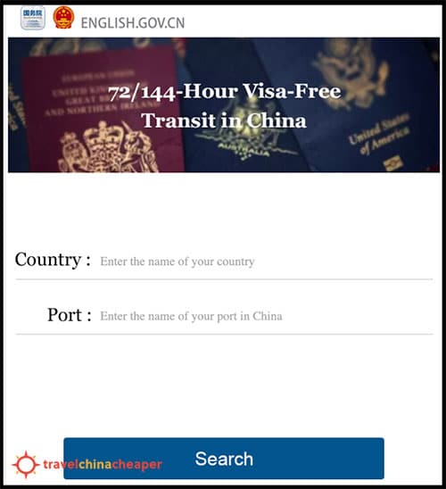 travel china guide transit visa