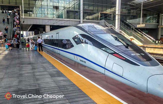 A high speed Beijing to Xian train