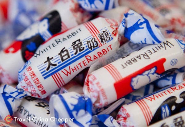 White Rabbit candy in China is probably some of the most popular among Chinese kids.