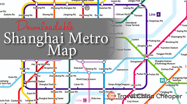 Shanghai metro map