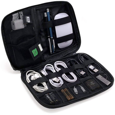 A travel cord organizer is an excellent gift idea for travelers