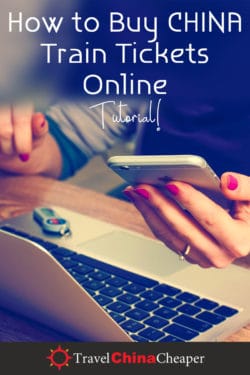 Pin this image about how to buy China train tickets online!