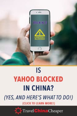 is yahoo mail blocked in china is yahoo mail blocked in china